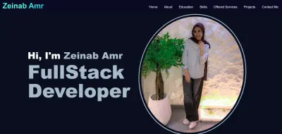 تصميم وتطوير بورتفوليو شخصي احترافي