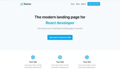 سأقوم بتصميم صفحة Landing Page احترافية باستخدام React, Tailwind CSS