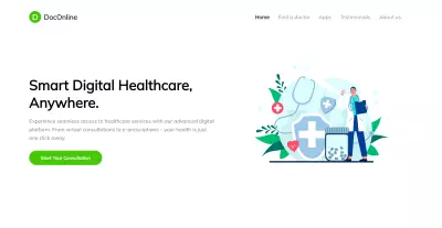 Landing Page احترافية لخدمات طبية  – تصميم حديث ومتجاوب