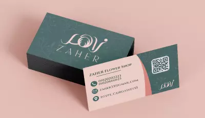 تصميم بطاقة عمل Business card