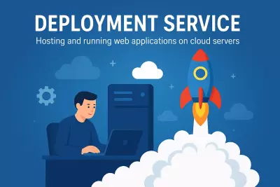 تهيئة ونشر تطبيقات الويب على الخوادم والسيرفرات السحابية (Deployment Service)