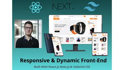 React Front-End  لبناء واجهات مواقع احترافية وسريعة