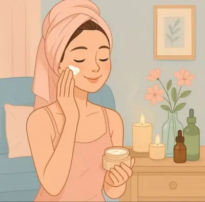 كتابة عن  البشرة