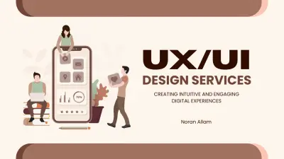 تصميم UI/UX احترافي لتجربة استخدام سهلة وجذابة