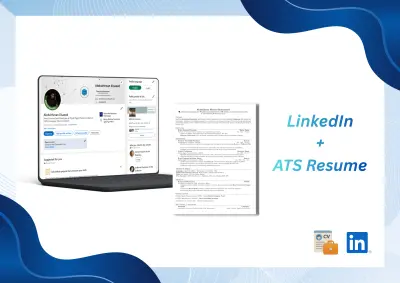 تصميم سيرة ذاتية احترافية تدعم الـ ATS مع تطوير LinkedIn