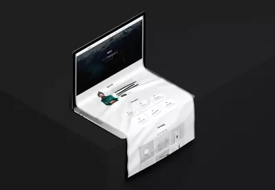 تصميم وتطوير قالب ويب شخصي (Portfolio Template)