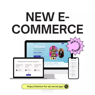 تصميم وتطوير موقع E-Commerce متجاوب باستخدام HTML وCSS وJava