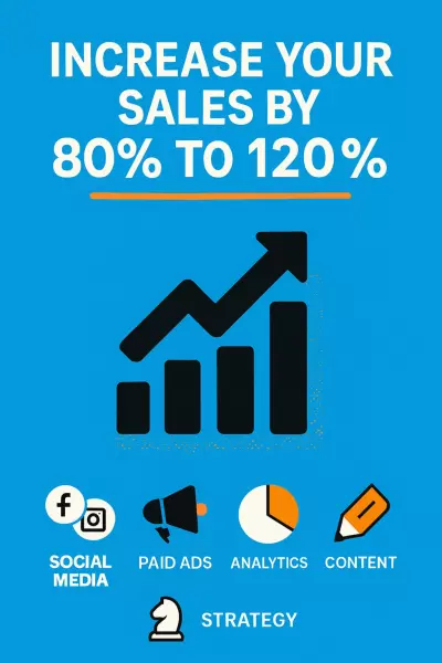 إعداد استراتيجية تسويقية شاملة وزيادة مبيعات مشروعك بنسبة تصل إلى 80%