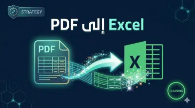 تحويل جداول PDF أو صور الجداول إلى ملف Excel منظم قابل للتعديل