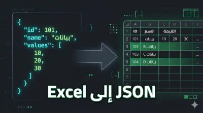 تحويل ملفات JSON المعقدة إلى Excel أو CSV منظم وقابل للتحليل