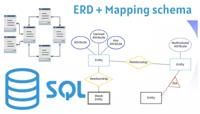 تصميم قاعدة البيانات: رسم ERD وإنشاء Mapping Schema