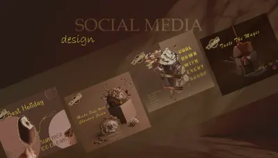 تصميم بوست سوشيال ميديا احترافي وعصري