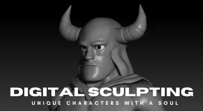 نحت وتصميم شخصية stylized ثلاثية الابعاد