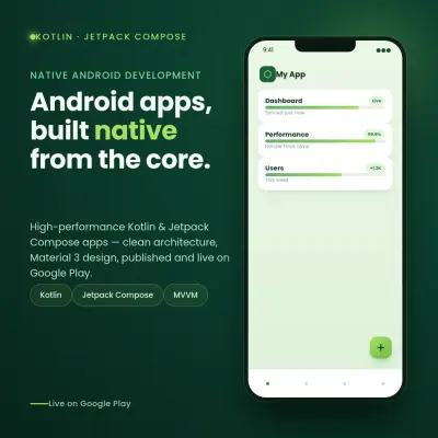هطور لك تطبيق Android Native عالي الجودة باستخدام Kotlin و Jetpack Compose
