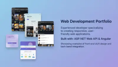 تصميم صفحة ويب احترافية متكاملة بـ ASP.NET Core و Angular
