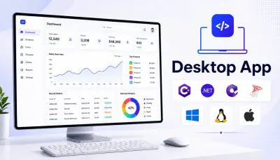 تصميم وتطوير تطبيقات سطح المكتب (Desktop App) حسب الطلب