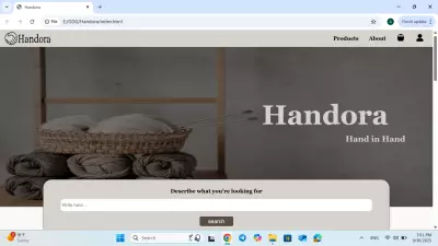 سأقوم بإنشاء صفحة هبوط (Landing page)احترافية تعكس هوية مشروعك