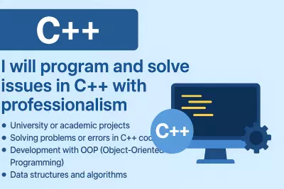سأقوم ببرمجة وحل مشكلات بلغة C++ باحترافية