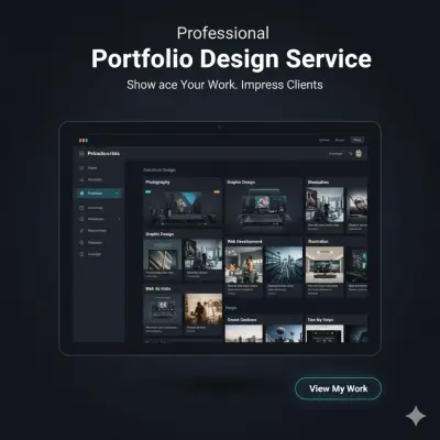 إنشاء Portfolio احترافي لعرض أعمالك بطريقة مميزة وجذابة