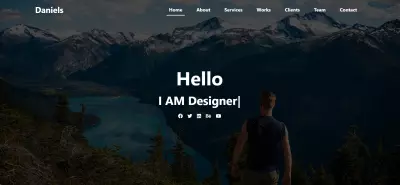 تصميم صفحة ويب متجاوبة باستخدام HTML وCSS وBootstrap