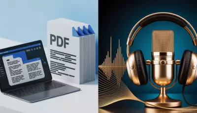 تفريغ صوتي احترافي + تحويل ملفات PDF إلى Word بدقة عالية
