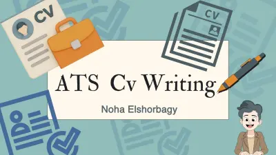 كتابة سيرة ذاتية احترافية مطابقة لنظام ATS باللغتين العربية والانجليزية