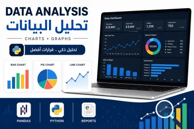 تحليل البيانات وإنشاء تقارير ورسوم بيانية احترافية باستخدام Python