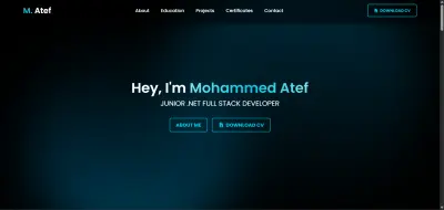 إنشاء بورتفوليو شخصي احترافي.