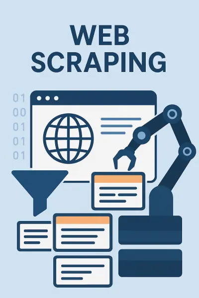 إستخراج البيانات من المواقع أو جوجل مابس  web scraping