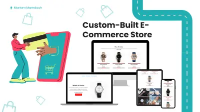 تصميم وتطوير متجر إلكتروني شامل ومبرمج خصيصًا لك- E-commerce