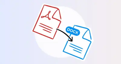 تحويل ملف PDF ل WORD