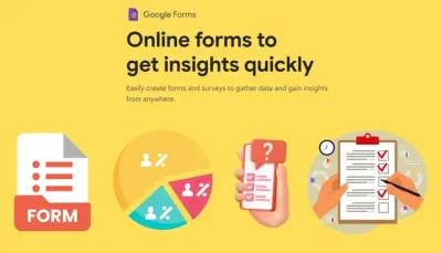 خدمة إنشاء Google Forms مخصصة للاختبارات والاستبيانات وغيرها