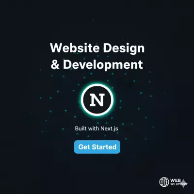 تطوير واجهة أمامية احترافية لموقع الكتروني باستخدام Next.js