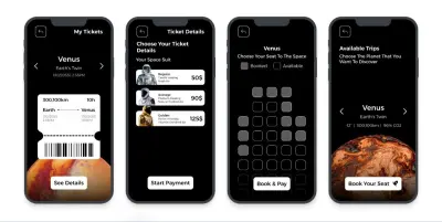 تصميم واجهة تطبيق موبايل (UI) عصرية واحترافية