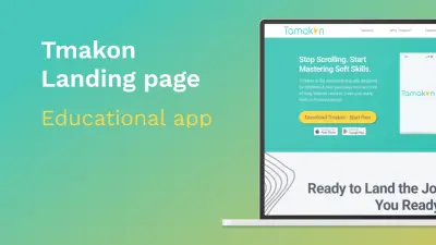 تصميم صفحة هبوط Landing Page عالية التحويل High-Converting