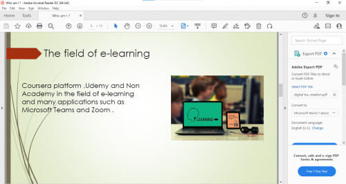 الكتابة على word او powerpoint