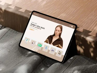 تصميم واجهة مستخدم (UI/UX) احترافية لمتجر إلكتروني (ملابس، اكسسوارات)