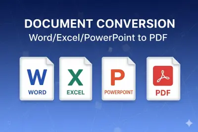 تحويل ملفات word و powerpoint و excel إلي PDF باحترافية
