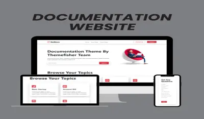 قالب موقع توثيق (Documentation) متجاوب بـ HTML، CSS، و Bootstrap