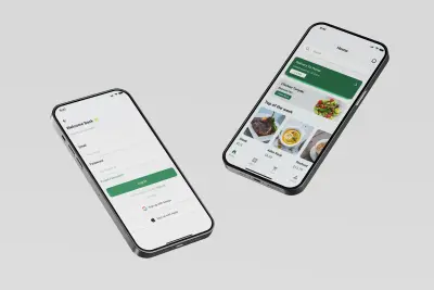 تصميم واجهات مستخدم (UI/UX) عصرية واحترافية لتطبيقات الموبايل أو المواقع
