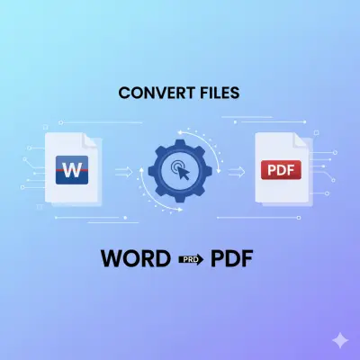 تحويل ملفات وورد Word إلى PDF بي دي اف أو العكس