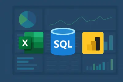 تحليل وتنظيم بياناتك على Excel أو SQL بشكل احترافي