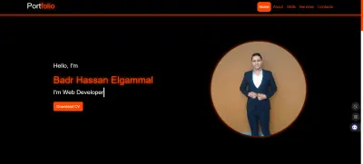 انشاء موقع لعرض اعمالك personal portfolio website
