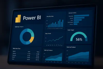 تحليل بيانات احترافي وتصميم لوحات تحكم تفاعلية بـ Power BI