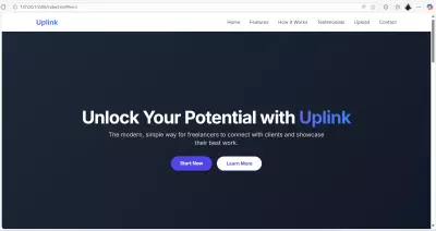 إنشاء صفحة هبوط Landing Page احترافية باستخدام ASP.NET