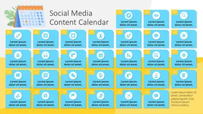انشاء خطة محتوي اسبوعية - Weekly content calendar