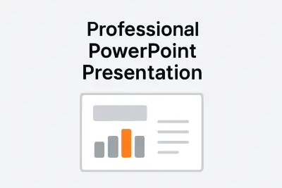 تصميم عرض تقديمي احترافي PowerPoint