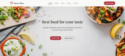 تصميم صفحة هبوط احترافية ومتجاوبة (4 صفحات أساسية) بإستخدام HTML, CSS, JavaScript