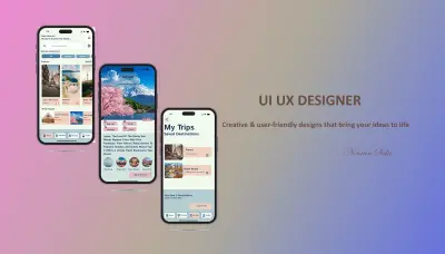 تصميم واجهات مستخدم UI/UX احترافية لتطبيقات ومواقع الويب