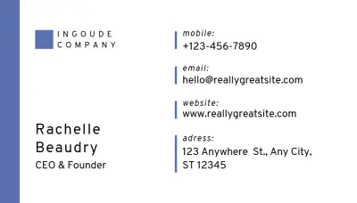 تصميم بطاقة عمل (Business Card) احترافية تعكس هوية علامتك التجارية بأسلوب مميز